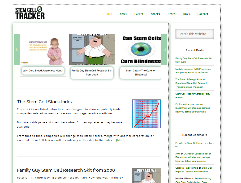 Stem Cell Tracker 2016 Family Guy Stem Cell Tracker 2016 Family Guy