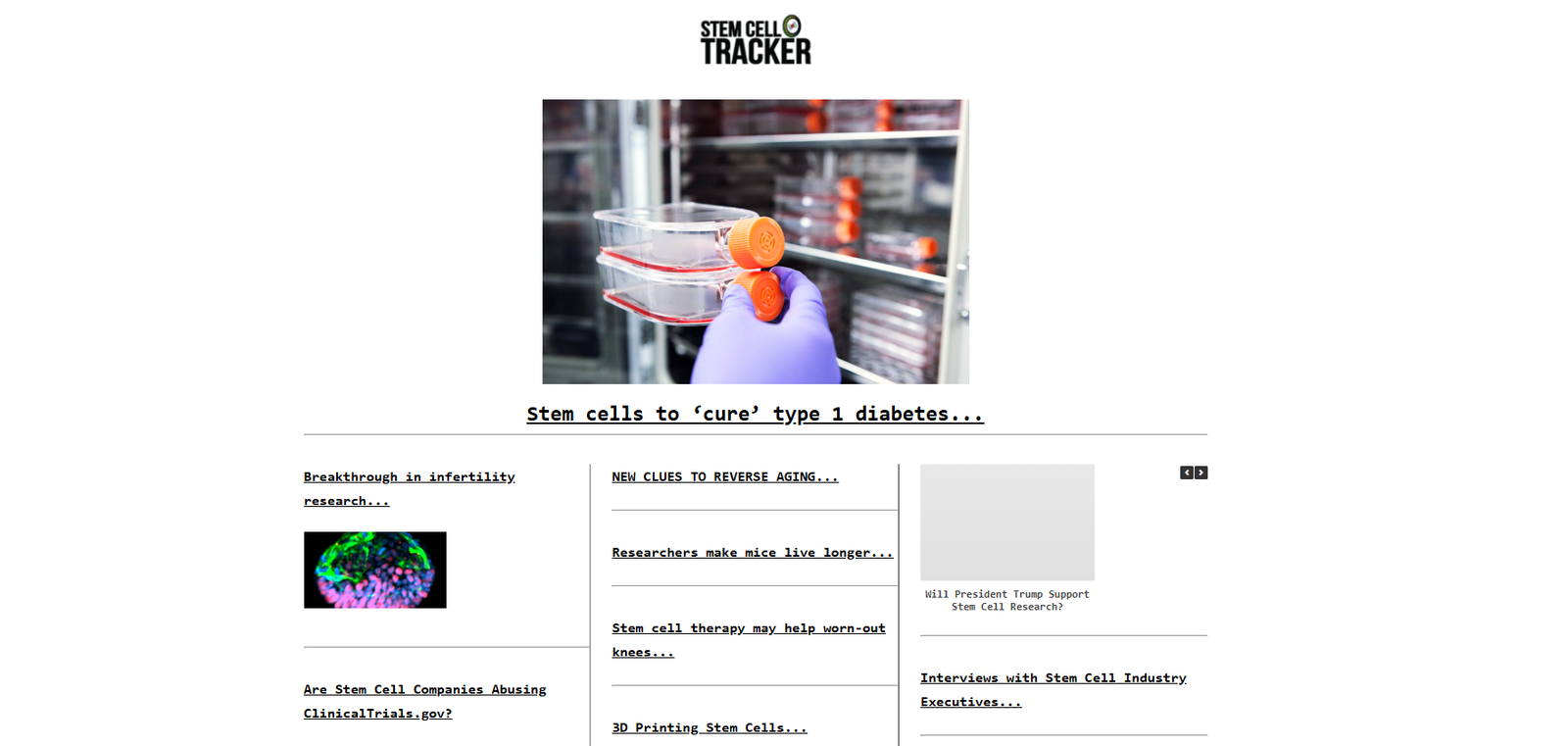 Stem Cell Tracker - 2017